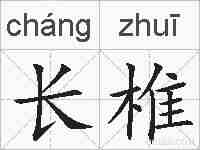 长椎的拼音