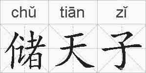 储天子的拼音