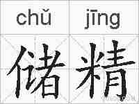 储精的拼音