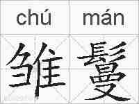 雏鬘的拼音