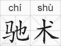 驰术的拼音