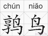 鹑鸟的拼音