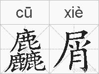 麤屑的拼音