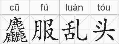 麤服乱头的拼音