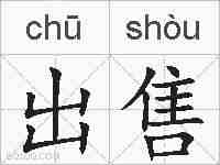 出售的拼音