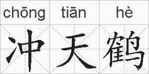冲天鹤的拼音