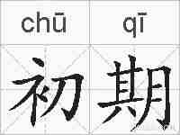 初期的拼音