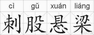 刺股悬梁的拼音