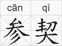 参契的拼音