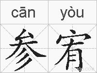 参宥的拼音