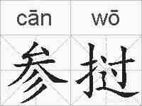 参挝的拼音
