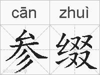 参缀的拼音