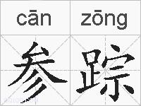 参踪的拼音
