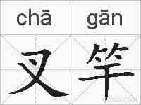 叉竿的拼音
