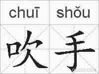 吹手的拼音