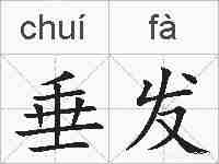 垂发的拼音