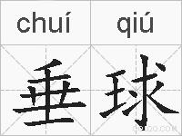 垂球的拼音
