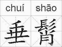 垂髾的拼音