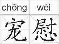 宠慰的拼音