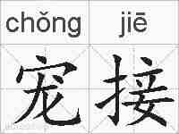 宠接的拼音