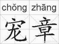 宠章的拼音
