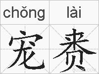 宠赉的拼音