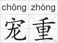 宠重的拼音