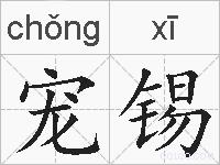 宠锡的拼音
