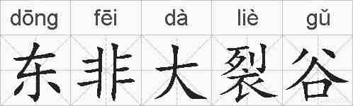 东非大裂谷的拼音