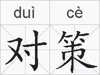对策的拼音