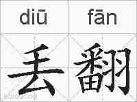 丢翻的拼音