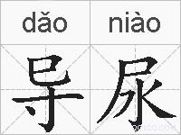 导尿的拼音