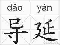 导延的拼音