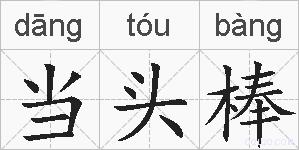 当头棒的拼音