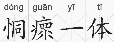 恫瘝一体的拼音