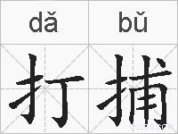 打捕的拼音