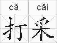 打采的拼音
