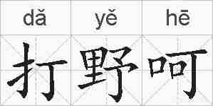 打野呵的拼音