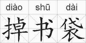 掉书袋的拼音