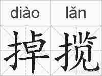 掉揽的拼音