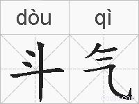 斗气的拼音