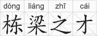栋梁之才的拼音