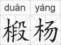 椴杨的拼音