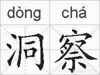 洞察的拼音