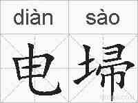 电埽的拼音