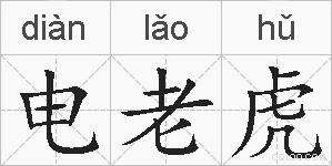 电老虎的拼音