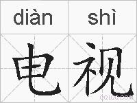 电视的拼音