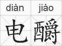 电釂的拼音
