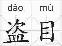盗目的拼音