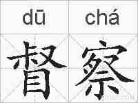 督察的拼音